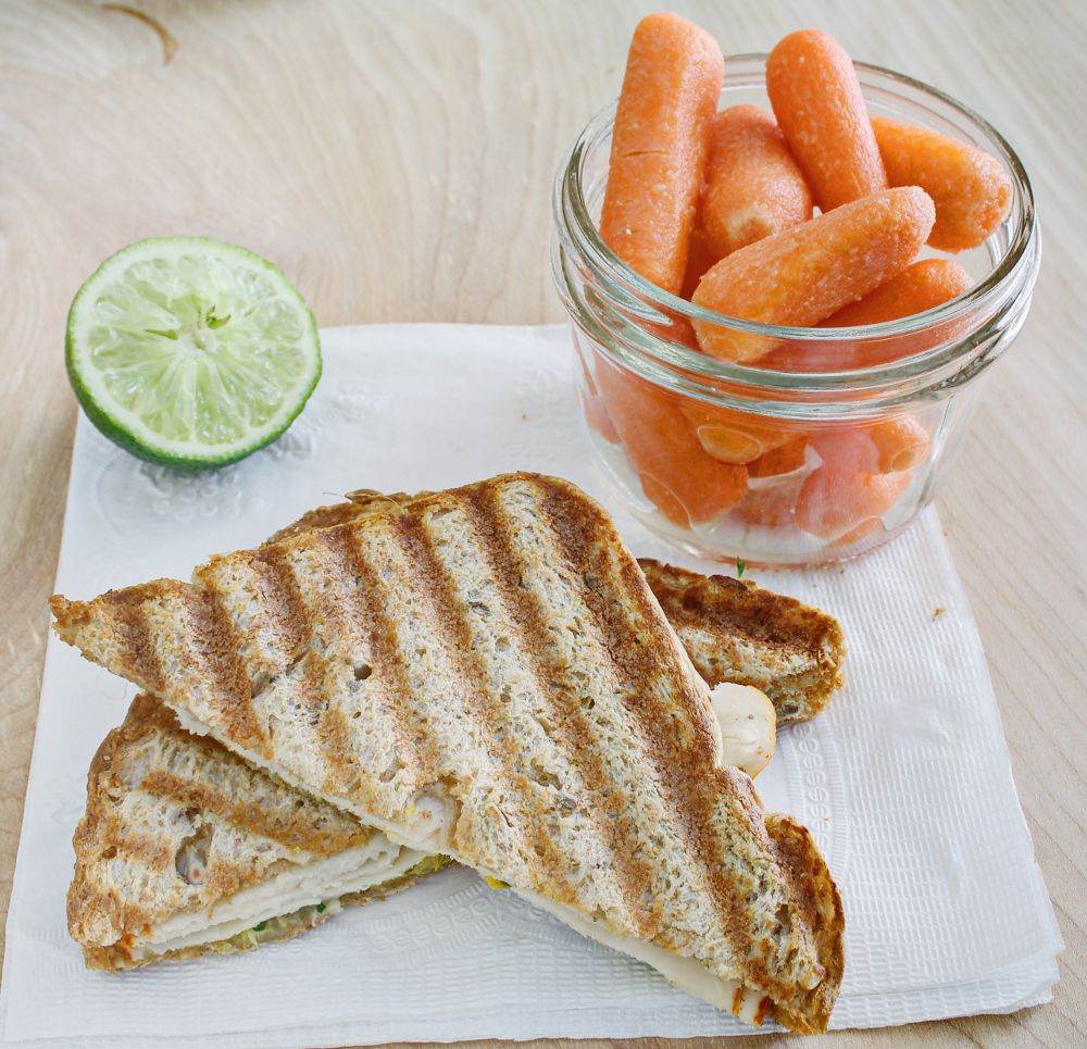 Grilled Turkey & Sprout Sandwich