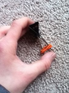 Put the Binder Clip on the Pencil