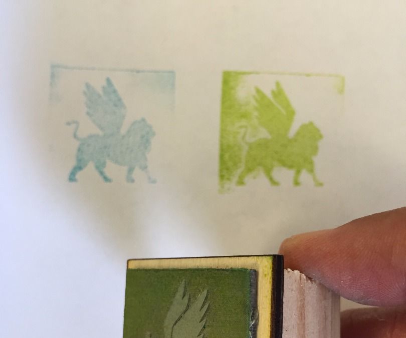 Laser Cut Rubber Stamp Design