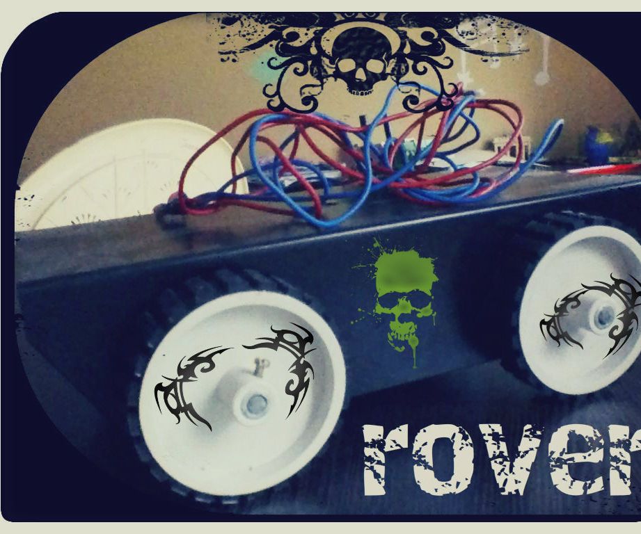 My First Remote Controle Rover (you Will Like This Click Here to View and If You Like This Than Don't Forget to Vote)