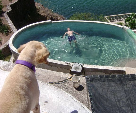 DIY Concrete Swimming Pool