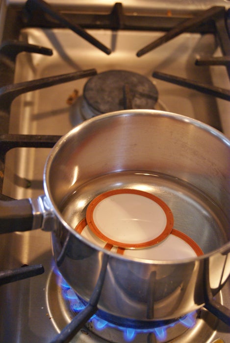 Sterilize the Canning Lids.