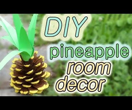 DIY Pineapple Room Decor *with Video **Pinterest DIY 