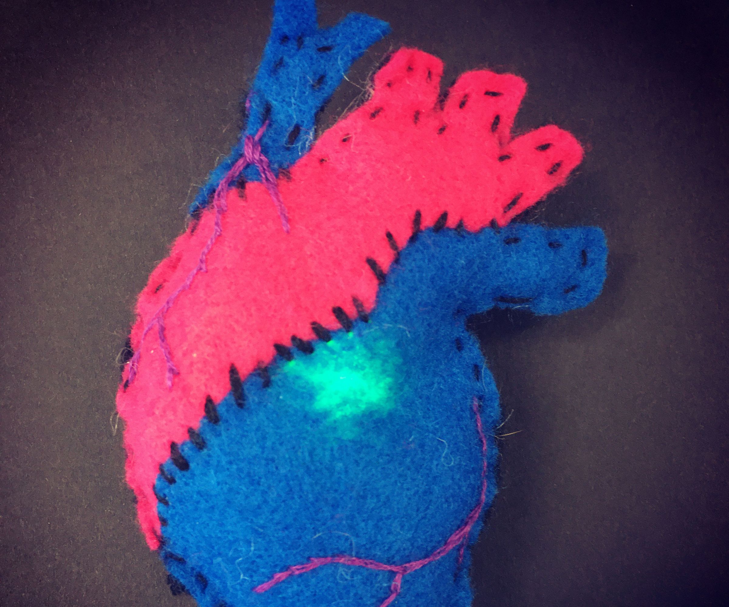 Flashing LED Tell-Tale Heart