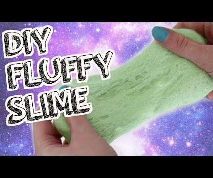 DIY Fluffy Slime Without Borax or Liquid Starch