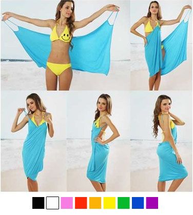 Sew a Bathing Suit Wrap Cover Up : 4 Steps (with Pictures)