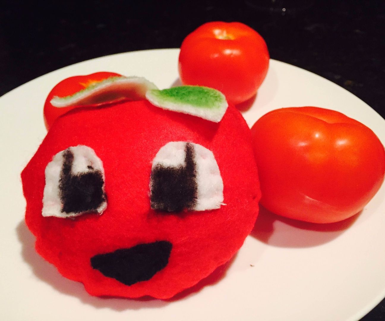 Hand-sewn Tomato