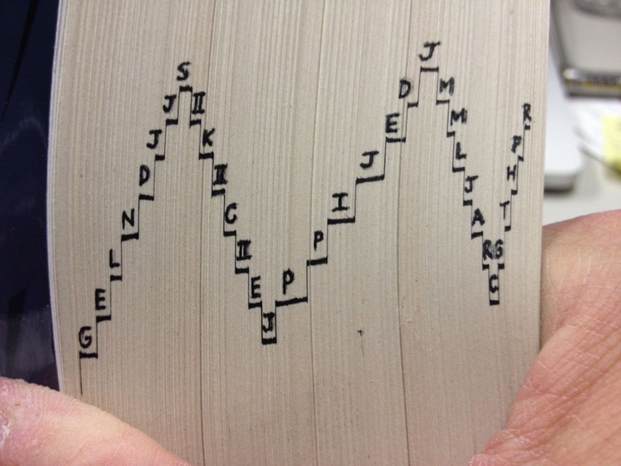 Index the Edge of a Bible