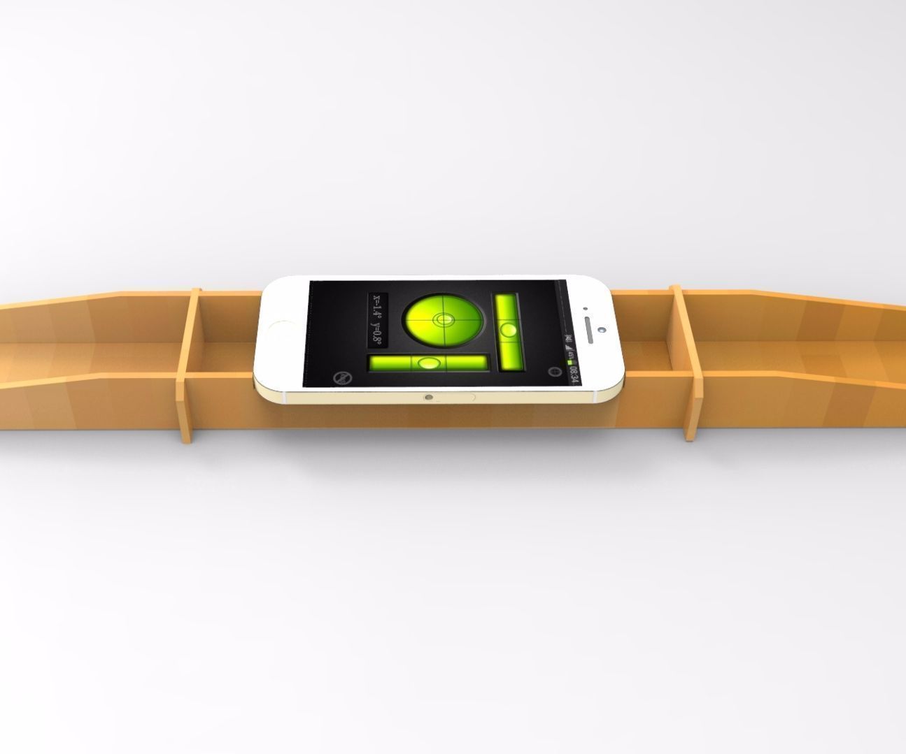 Smart Cardboard Spirit Level