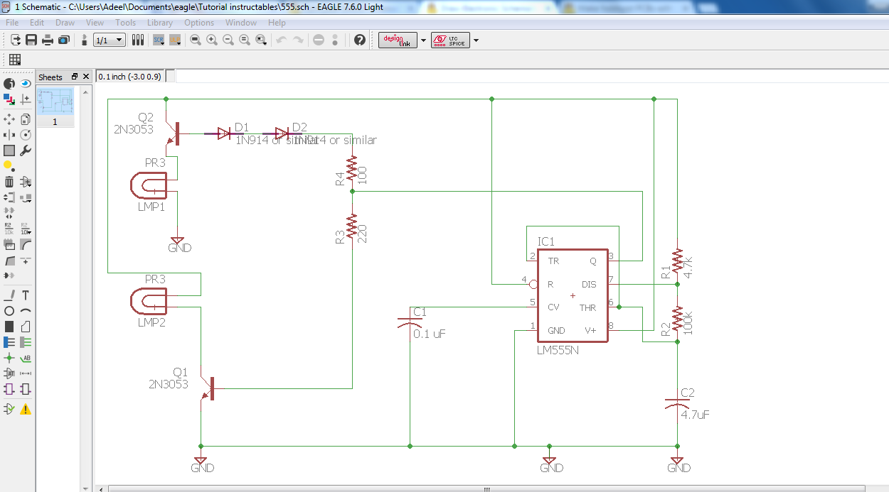 Draw Electronic Schematics With CadSoft EAGLE