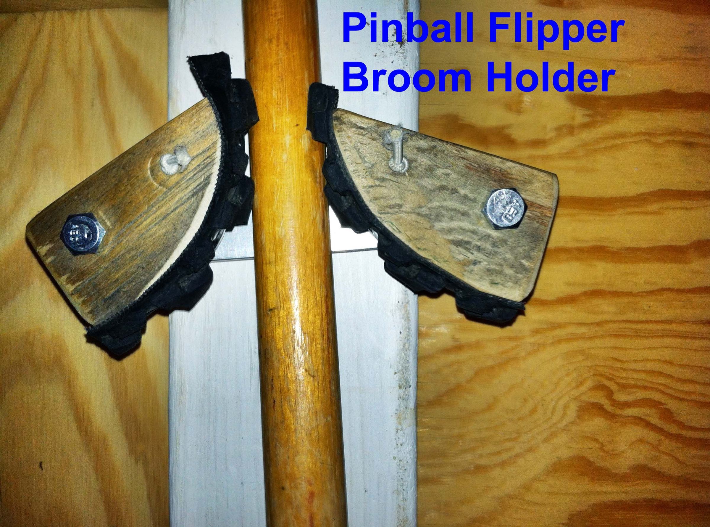 Garden Tool Holder - Pinball Flipper Style