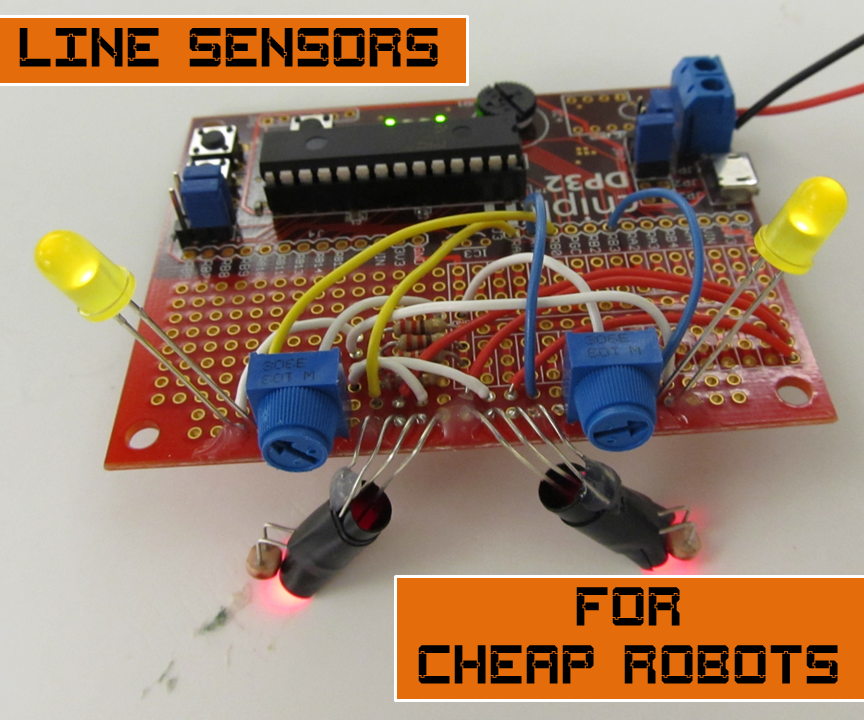 Line Sensors for Cheap Robots : 18 Steps (with Pictures) - Instructables