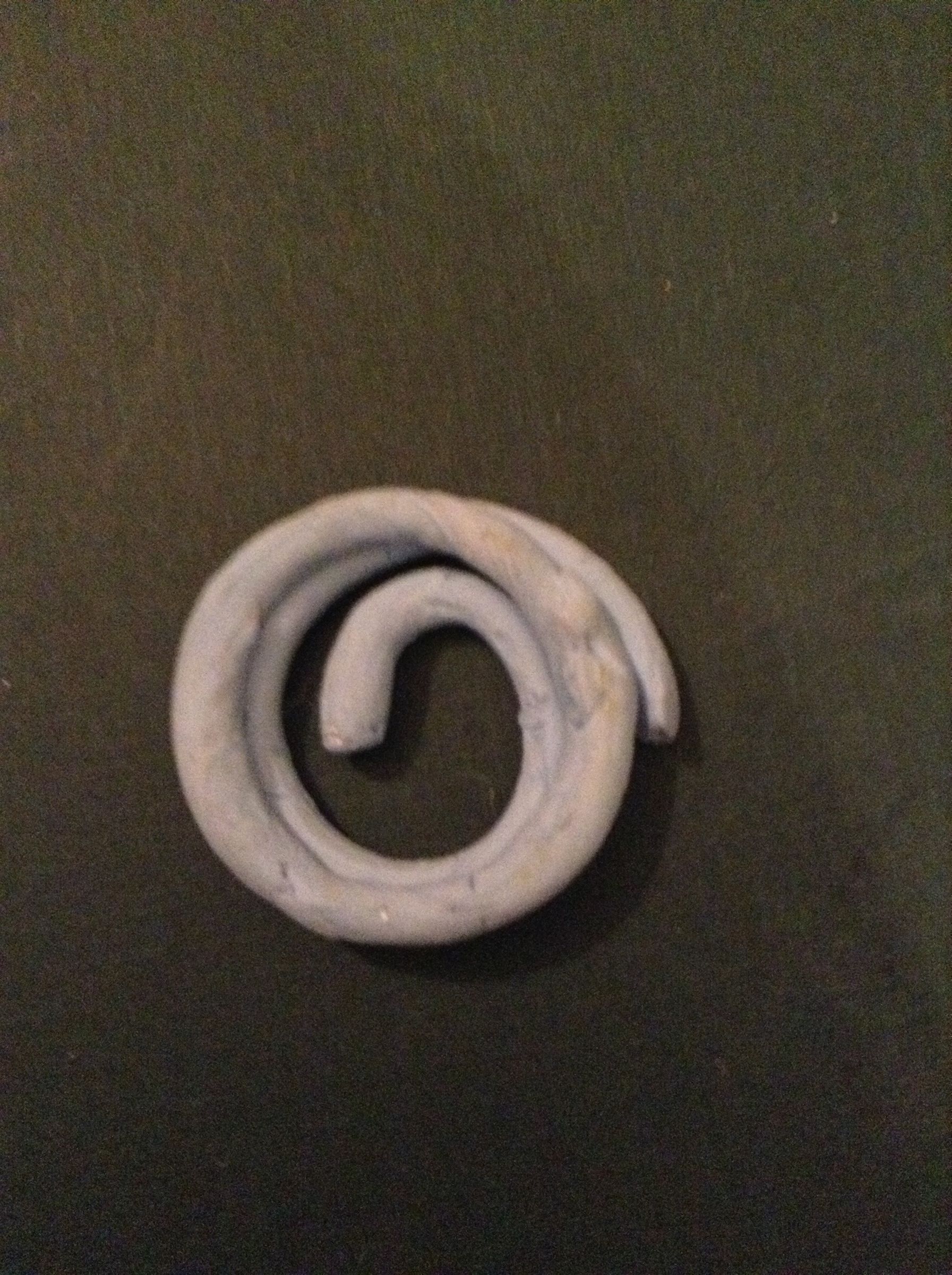 Clay Wave Charm. 