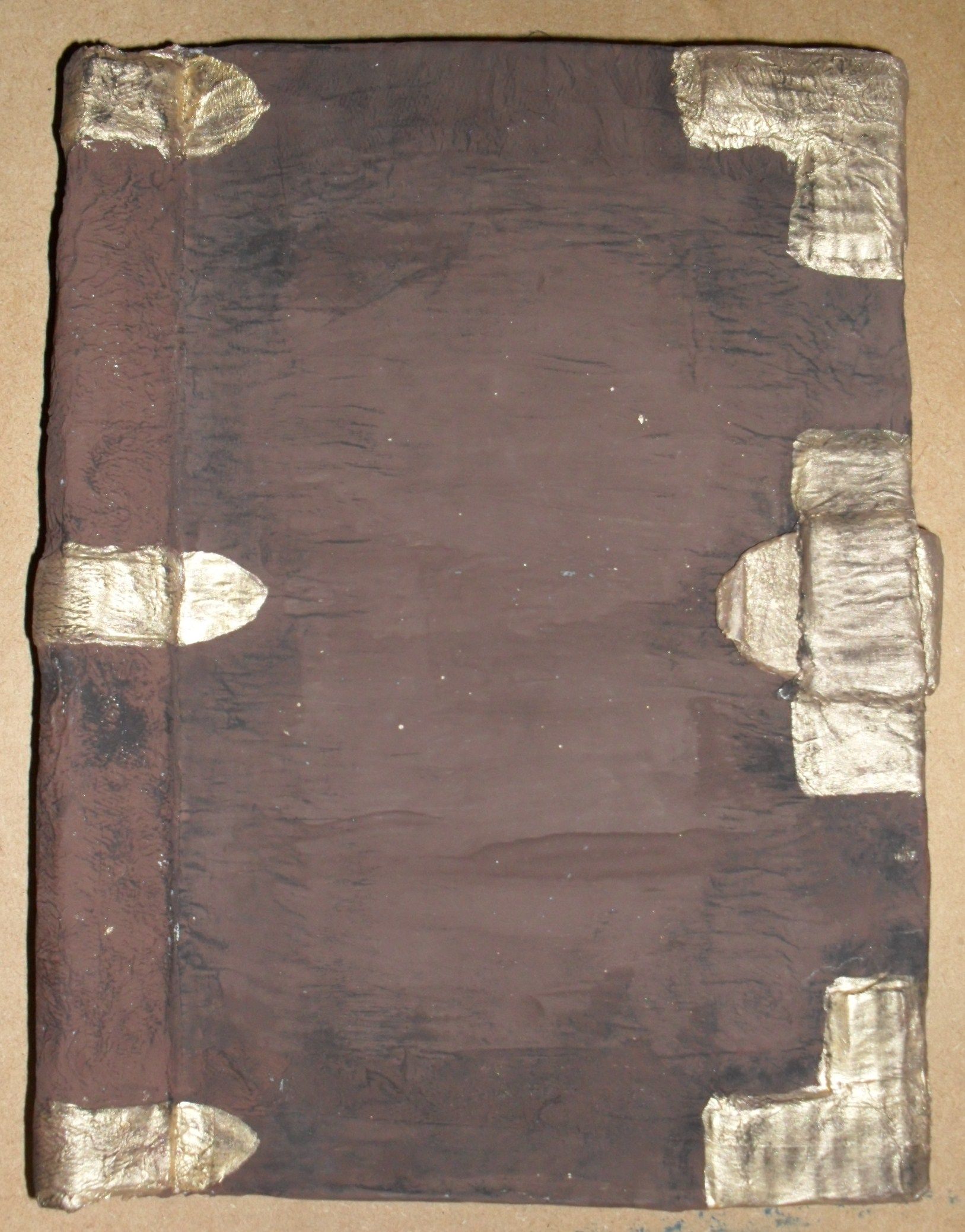 Cardboard Props: Antique Book/ Magic Spell Book (Papier Mache)
