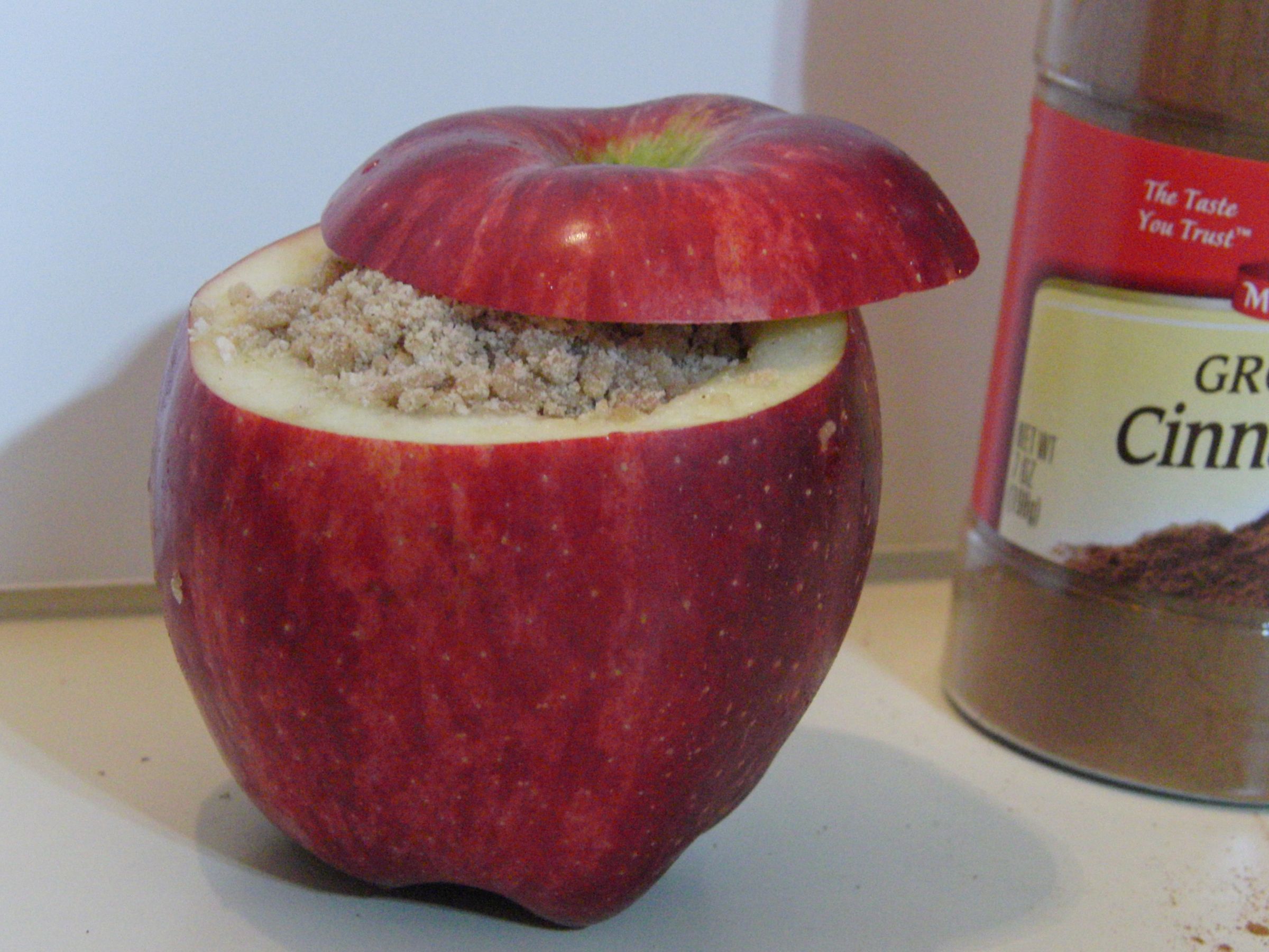 Apple Crumb Pie in the Apple