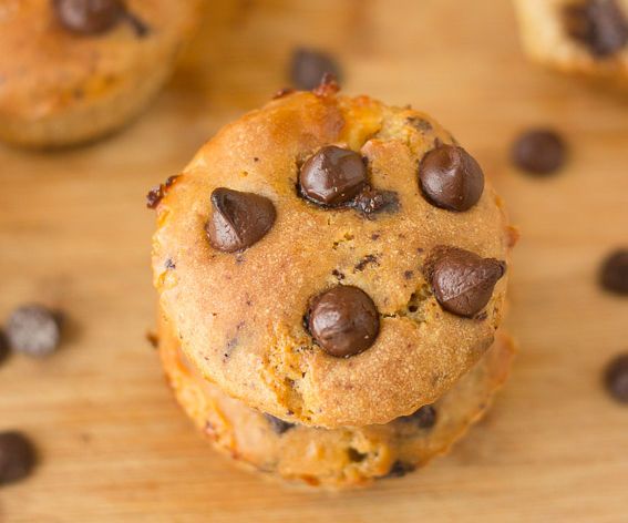 Low-fat Chocolate Chip Muffins