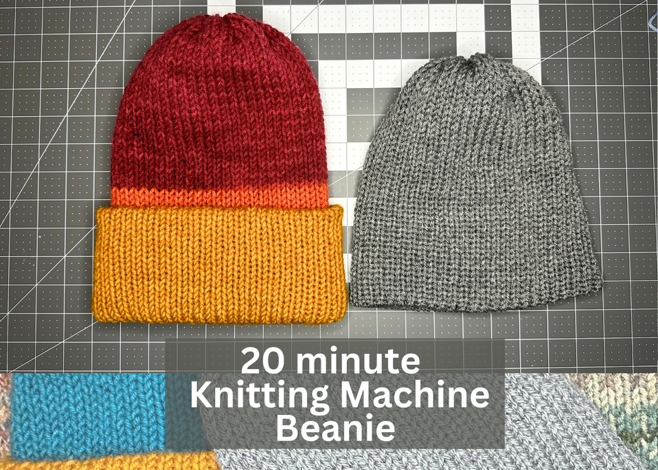 The 20 Minute Knitting Machine Beanie : 18 Steps (with Pictures ...