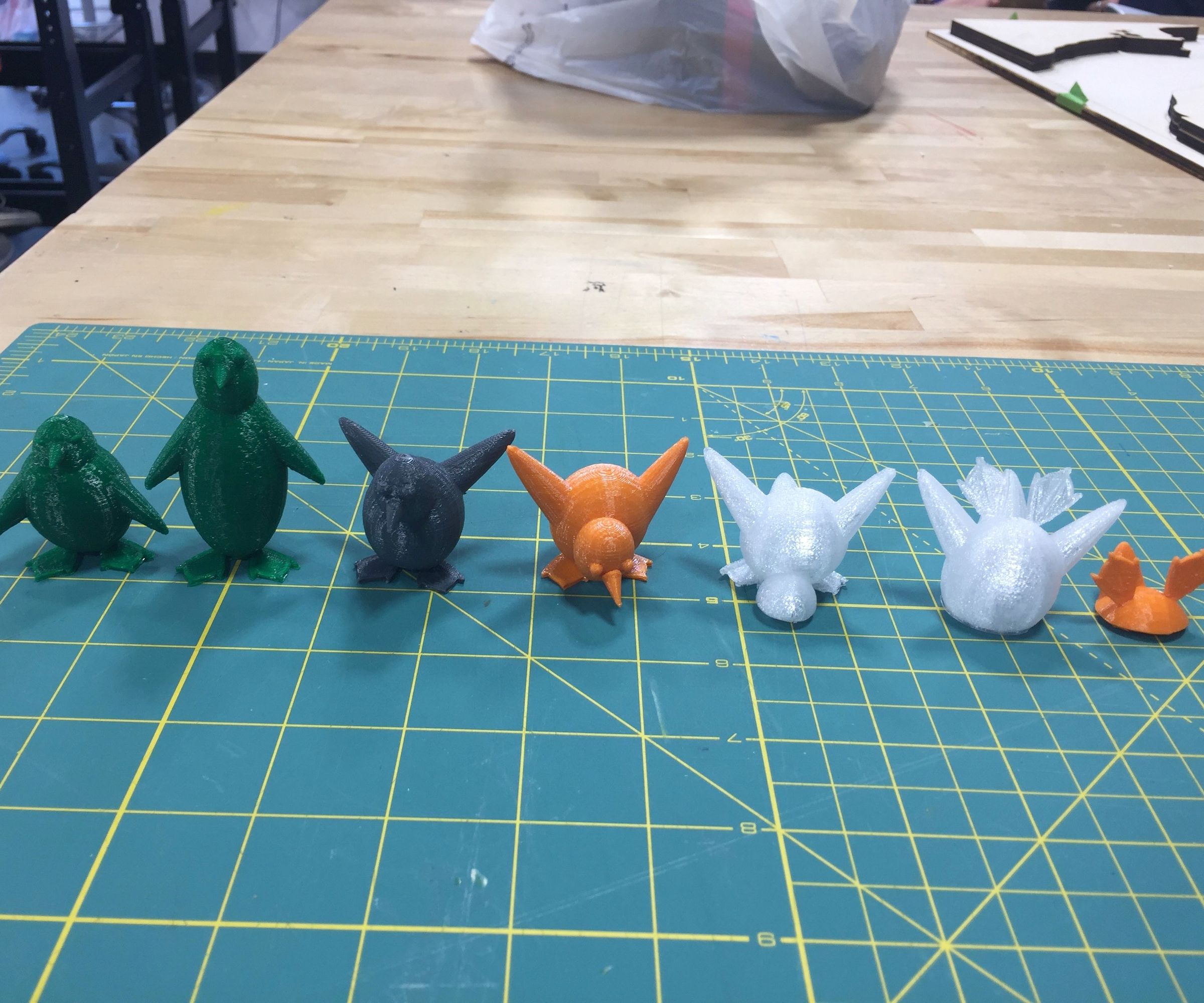 3D Printed Penguin Zoetrope