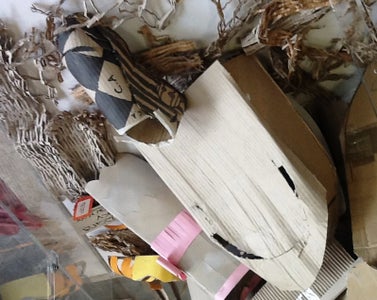 Cardboard Upcycle Art and Design