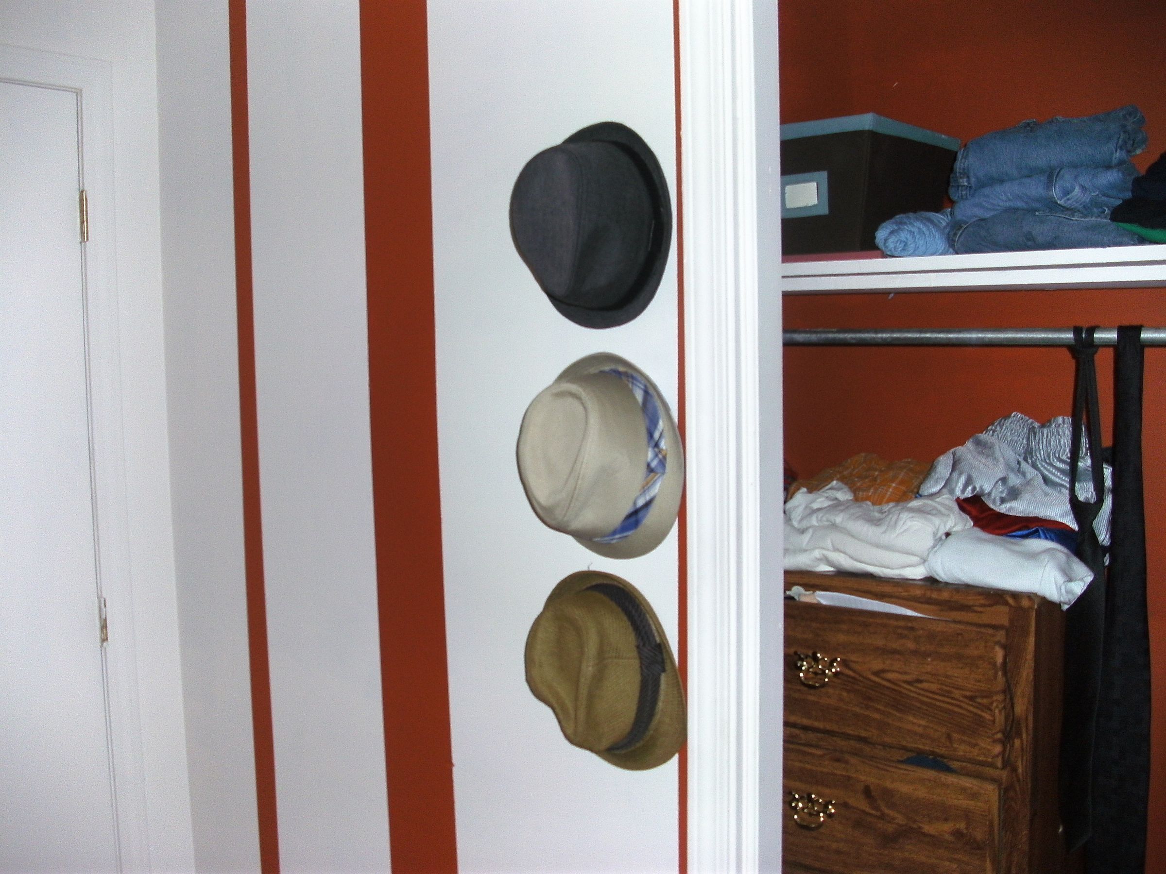 Stylish Floating Wall Hat Rack