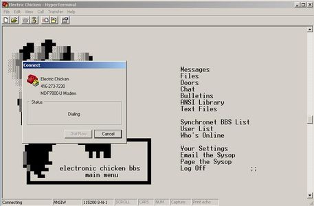 Computer Time Travel: Using a BBS Over the Phone