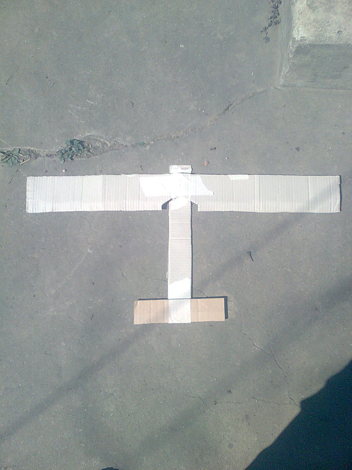 My cardboard airplane