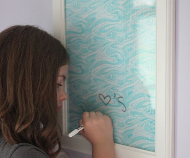 DIY PHOTO FRAME DRY ERASE BOARD