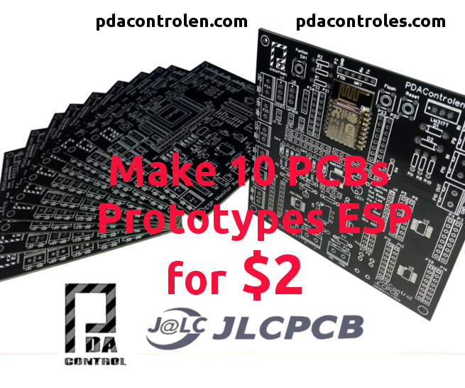 10 Professional PCBs for $ 2 With JLCPCB - ESPMonitor Prototypes