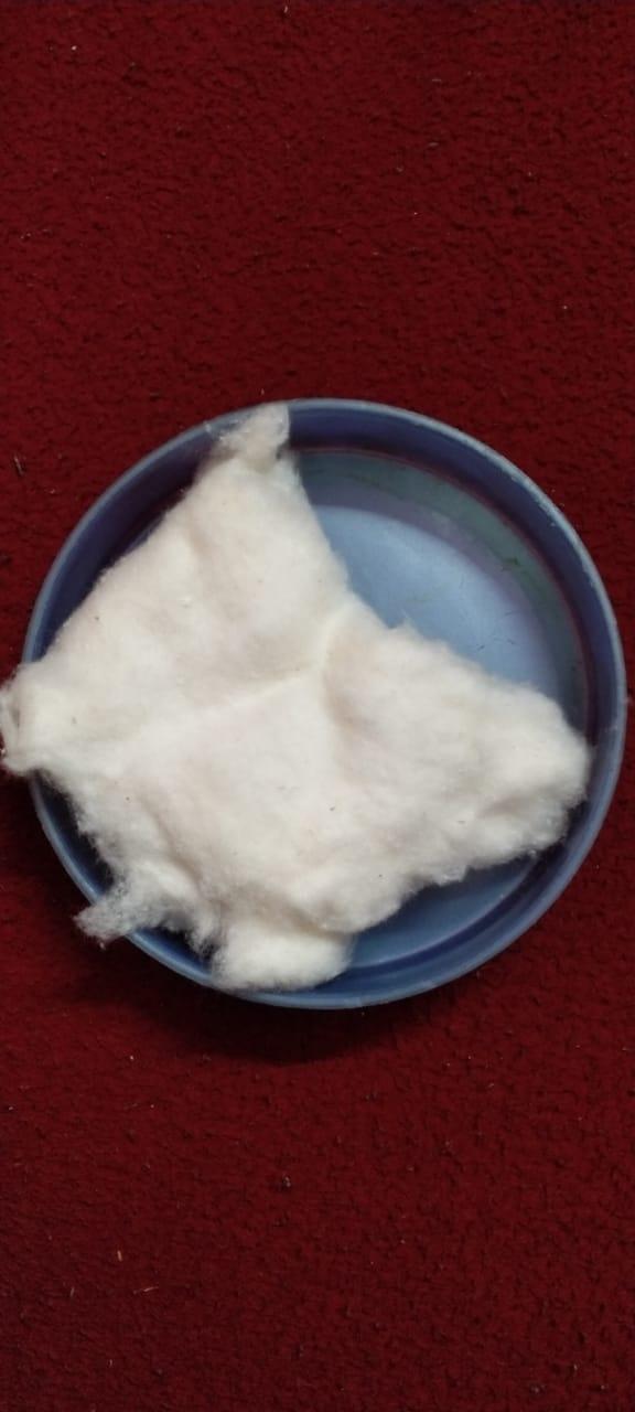 Insert the Cotton and Rags