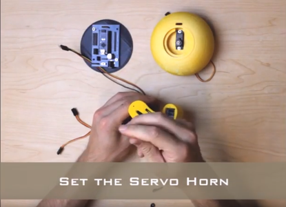 Attach Head Base to Servo