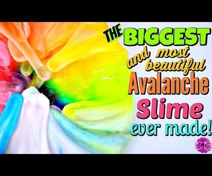 GIANT AVALANCHE SLIME! MOST BEAUTIFUL SLIME EVER!