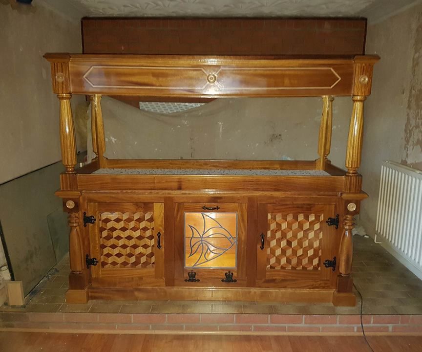 D.I.Y Hardwood Aquarium Stand/Surround
