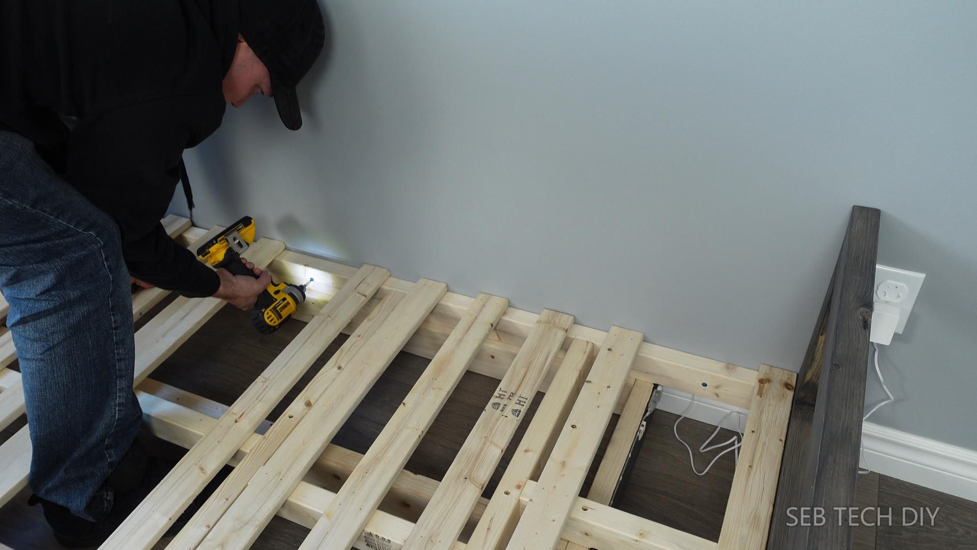 DIY Floating Bed Frame 14 Steps (with Pictures) Instructables