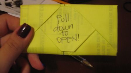 Letter with envelope included!