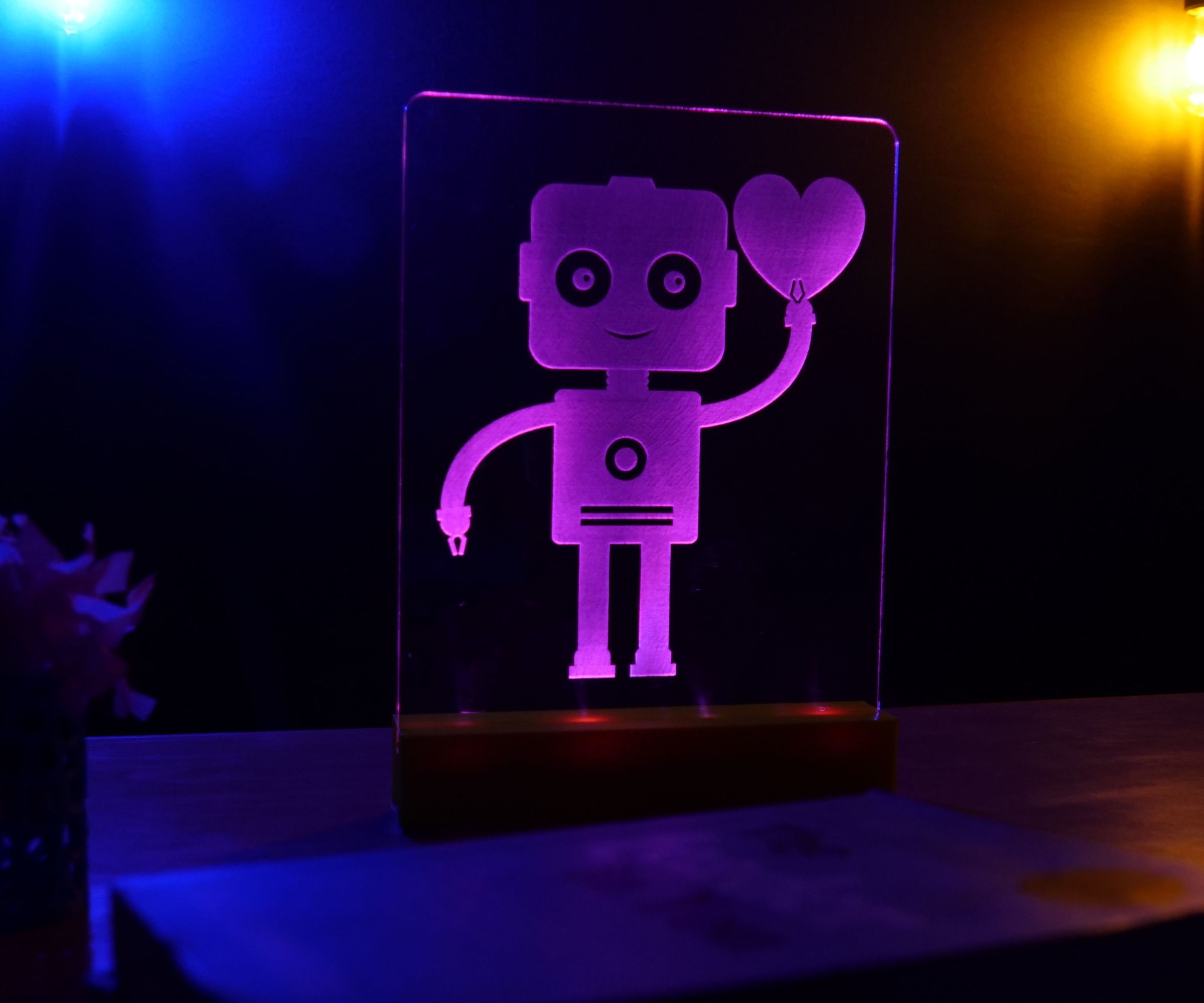 Edge Lit Acrylic LED Sign Using Arduino 