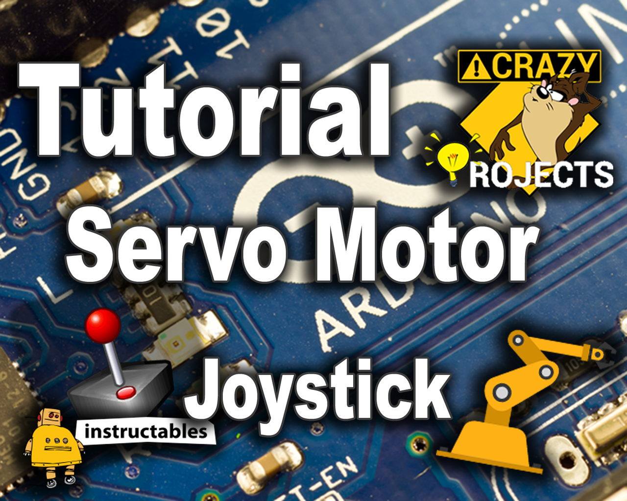 Arduino Tutorial - Control Servo Motor - Joystick