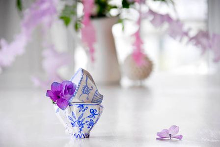 Paper Mache Tea Cups