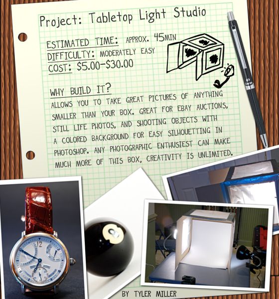 Light Studio for Photographers (Tabletop)