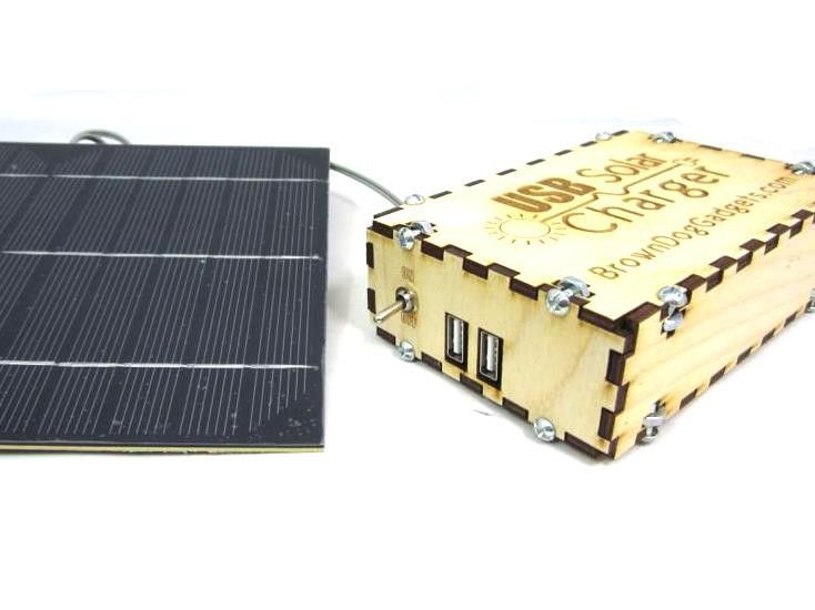 Lithium Heavy Duty Solar USB Charger 2.0