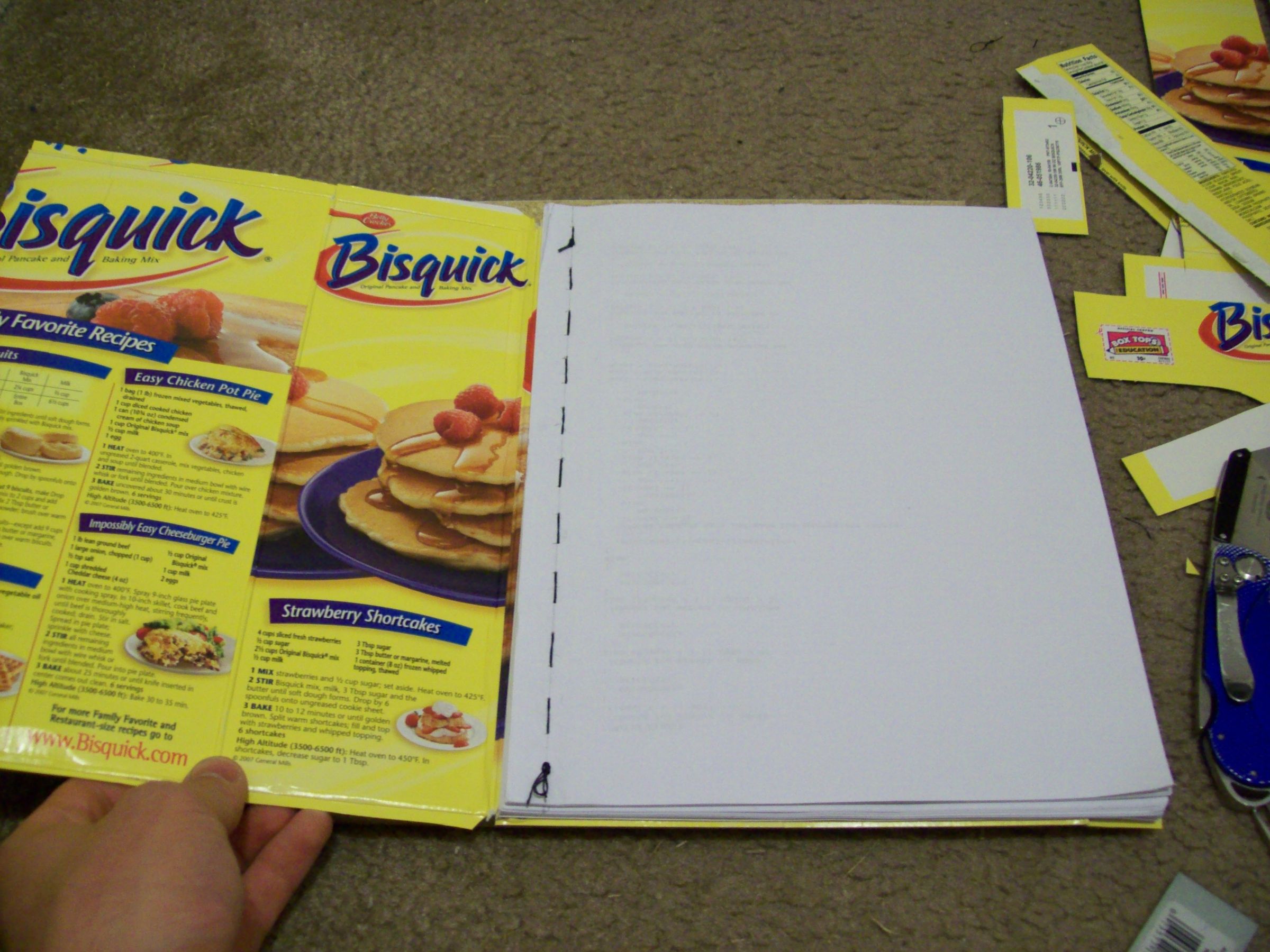 Recycled Material Composition Book 6 Steps (with Pictures