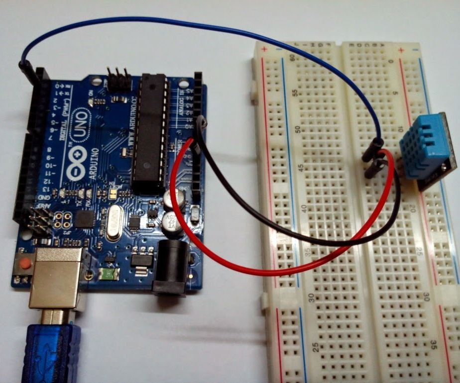 Arduino and DHT11 Humidity Sensor Interface