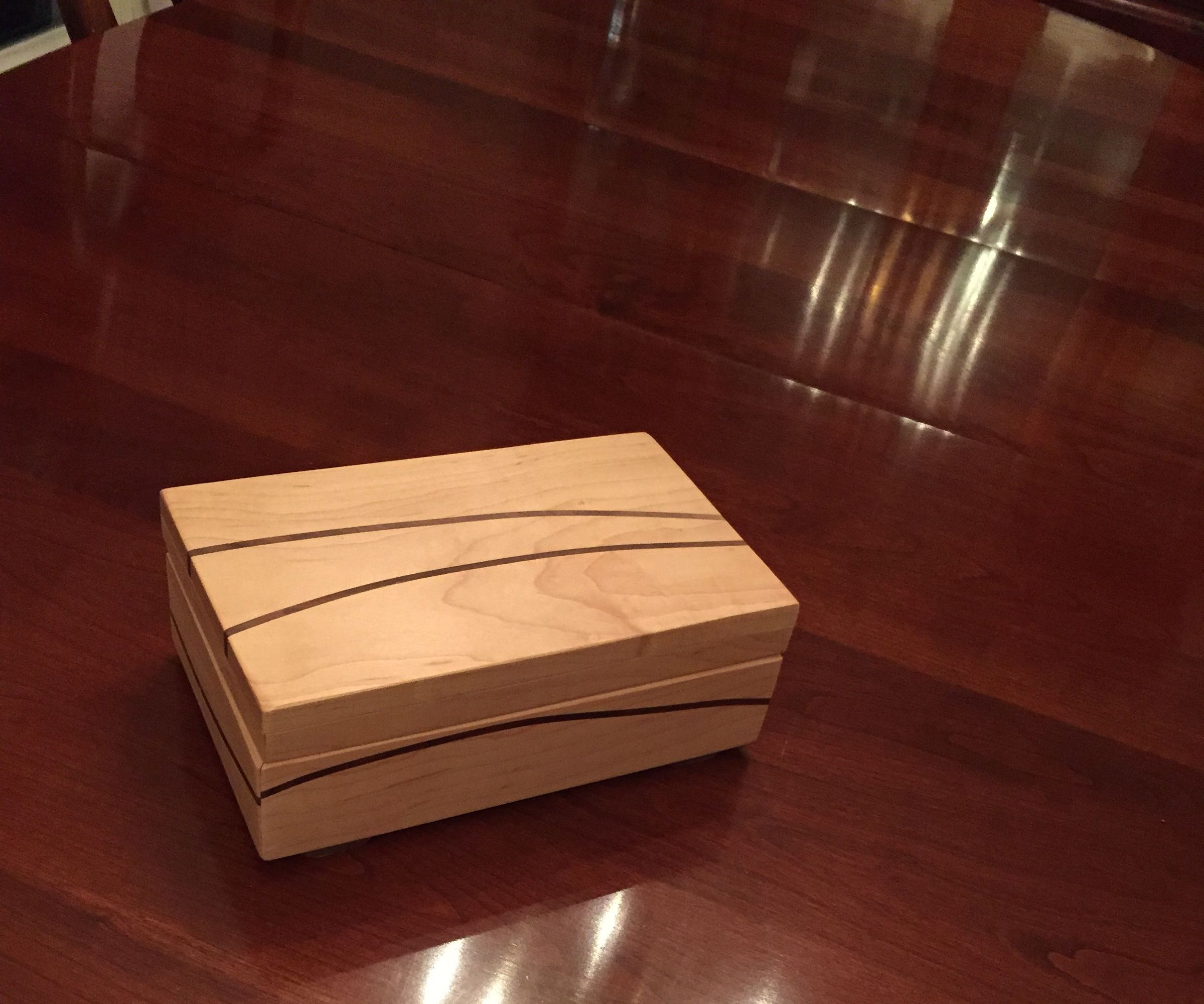 Wave Design Music Box/jewelry Box
