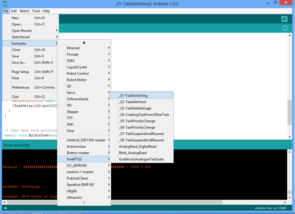 FreeRTOS With Arduino 01 : Setting Up FreeRTOS on Arduino : 7 Steps ...