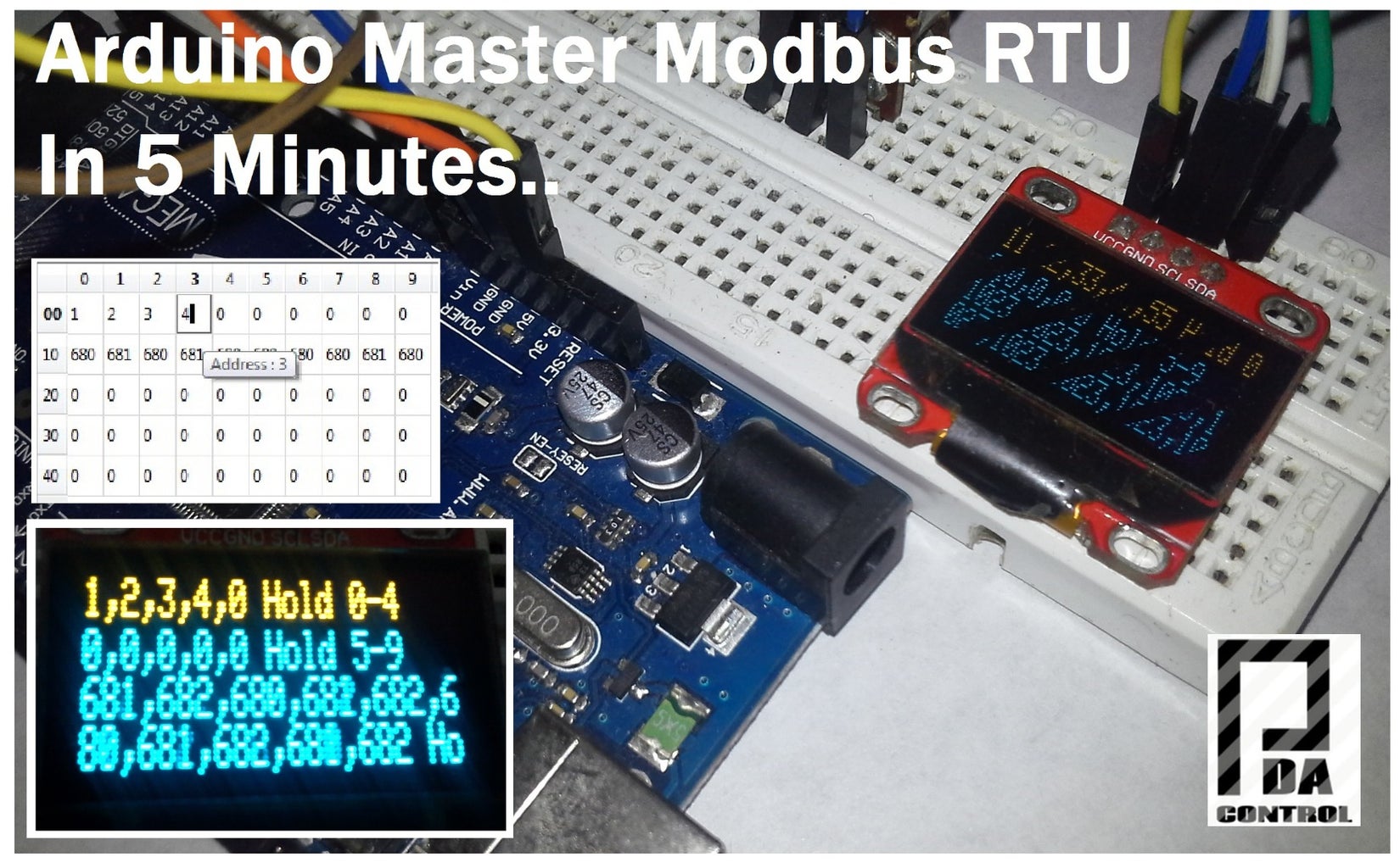 Modbus RTU Master  With Arduino in 5 Minutes  Part 1