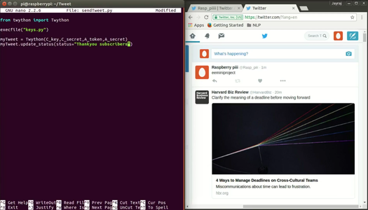 How to Send Tweets From Your Raspberry Pi : 8 Steps (with Pictures ...