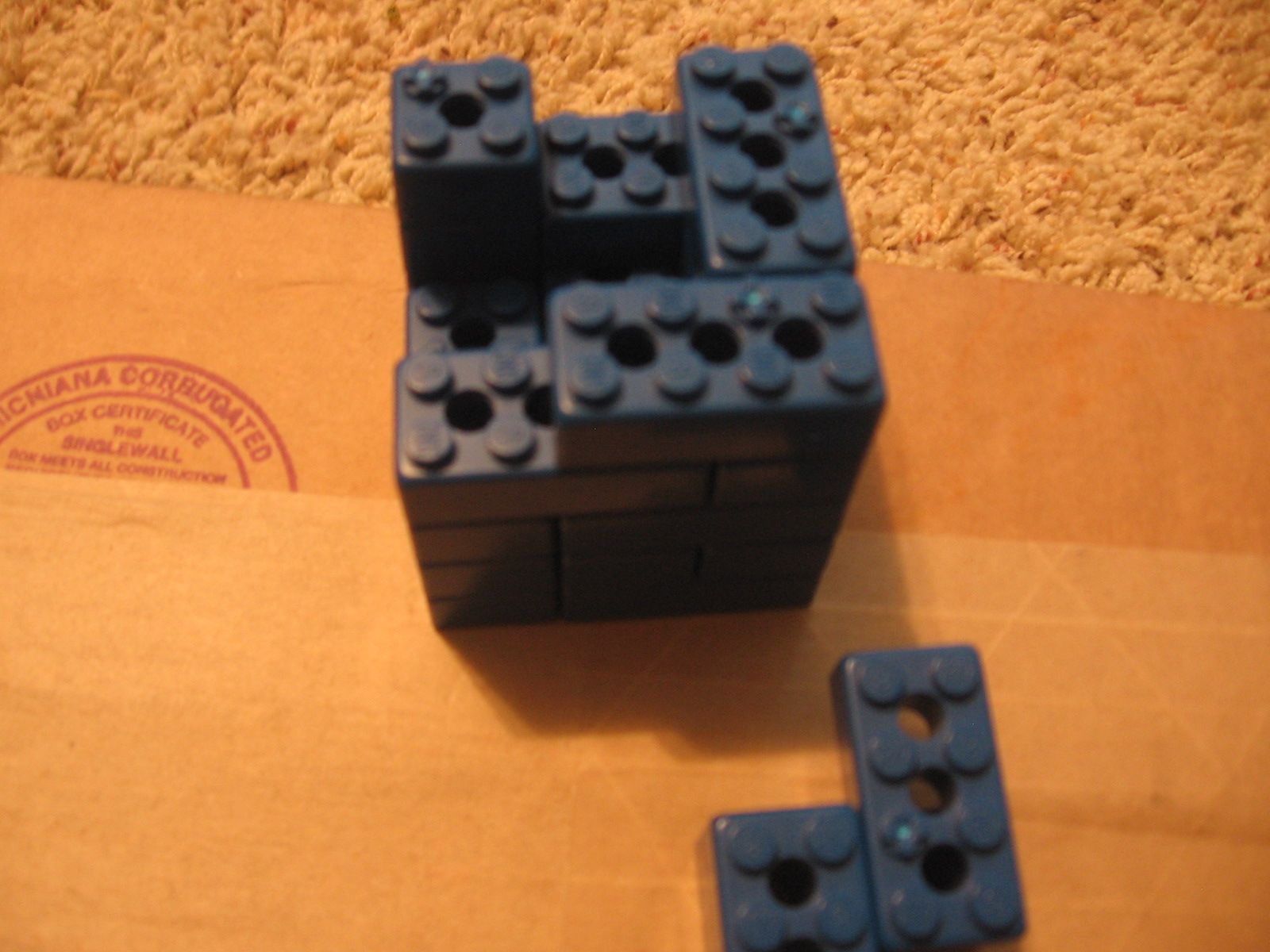 Lego/knex Bricks Soma or Puzzle Cube! 4 Steps Instructables