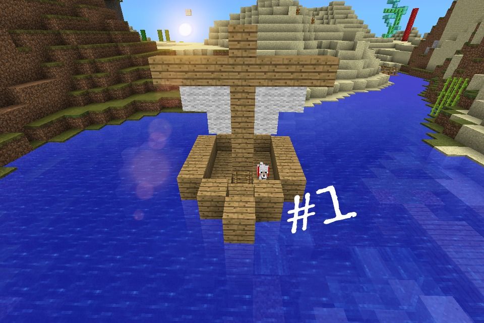 Minecraft Pe Fishing Boats #1