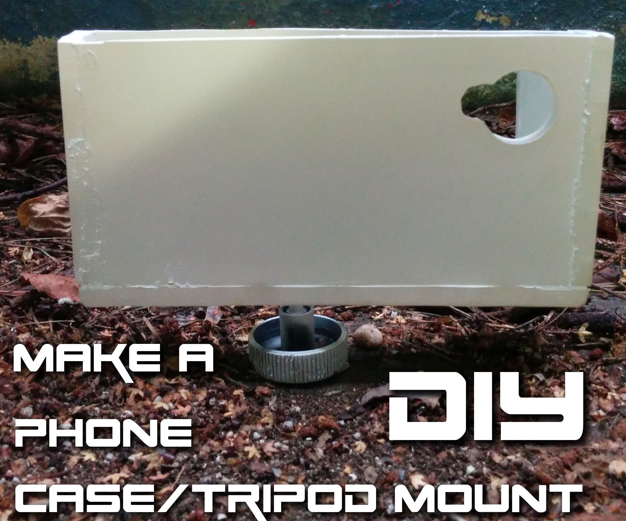 DIY Smartphone Tripod Mount/case