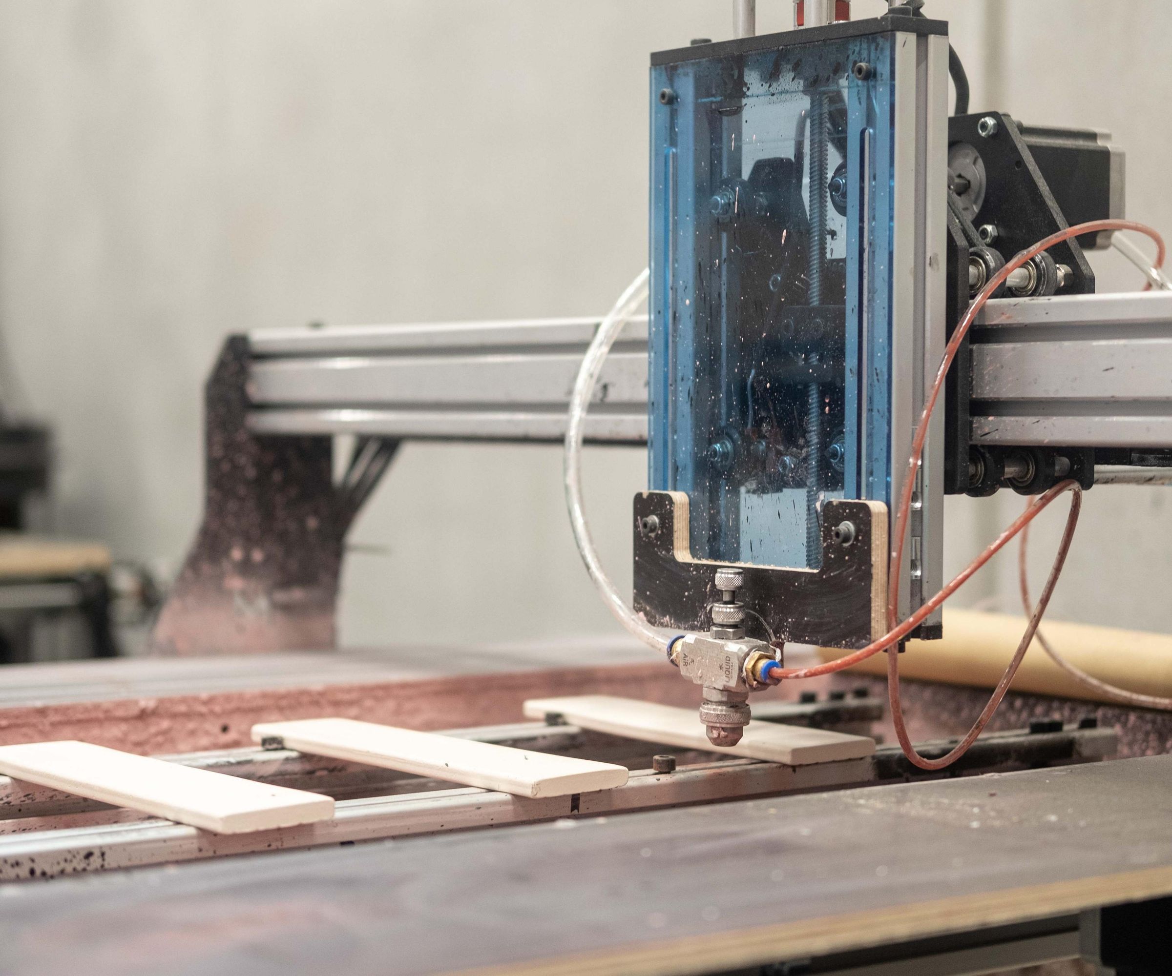 CNC Controlled Paint/glaze Spraying