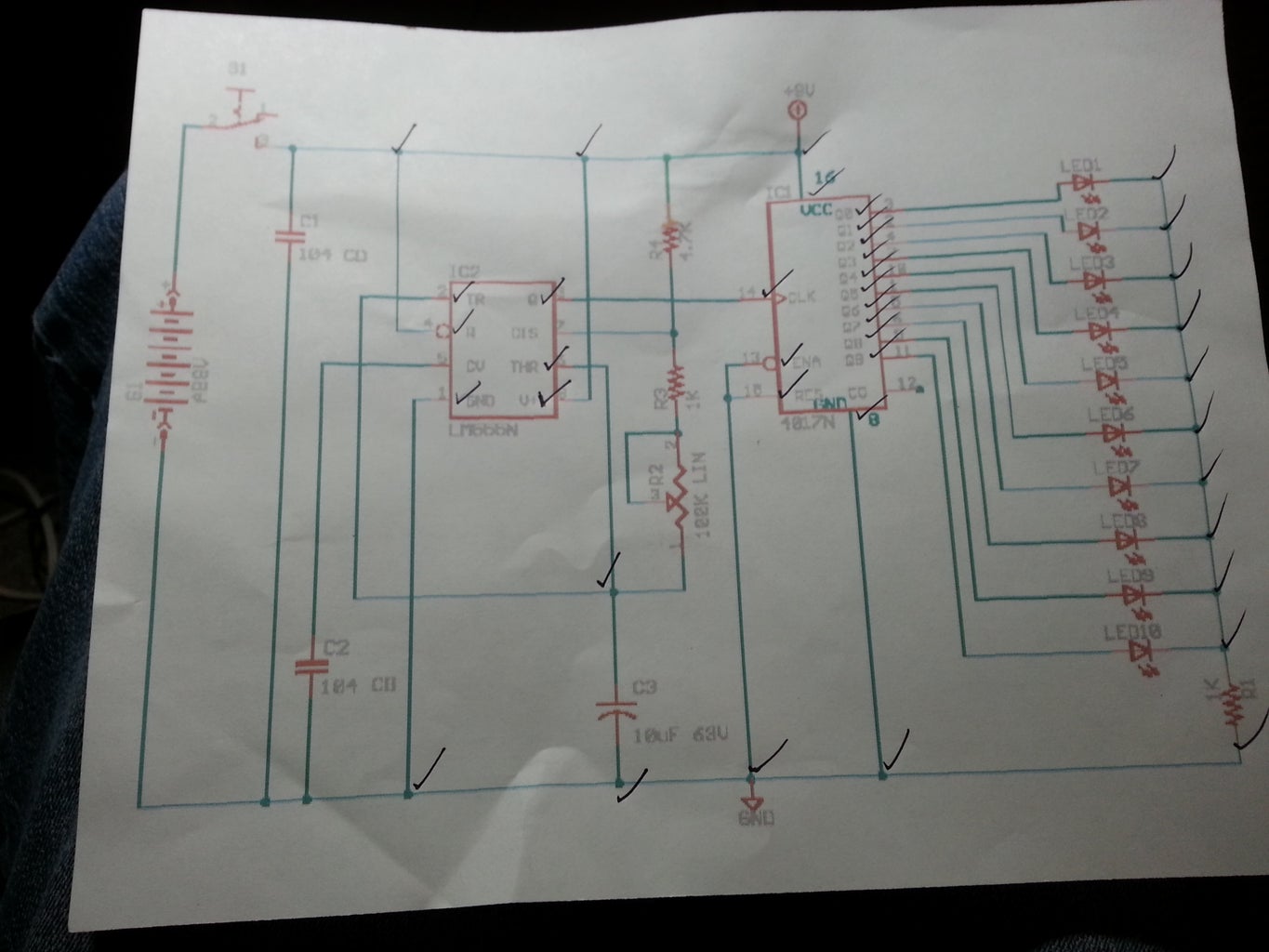 The Best Led Project Ever 9 Steps with Pictures Circuit Diagram